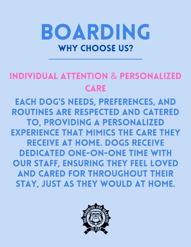 Individual Attention and personal care flyer